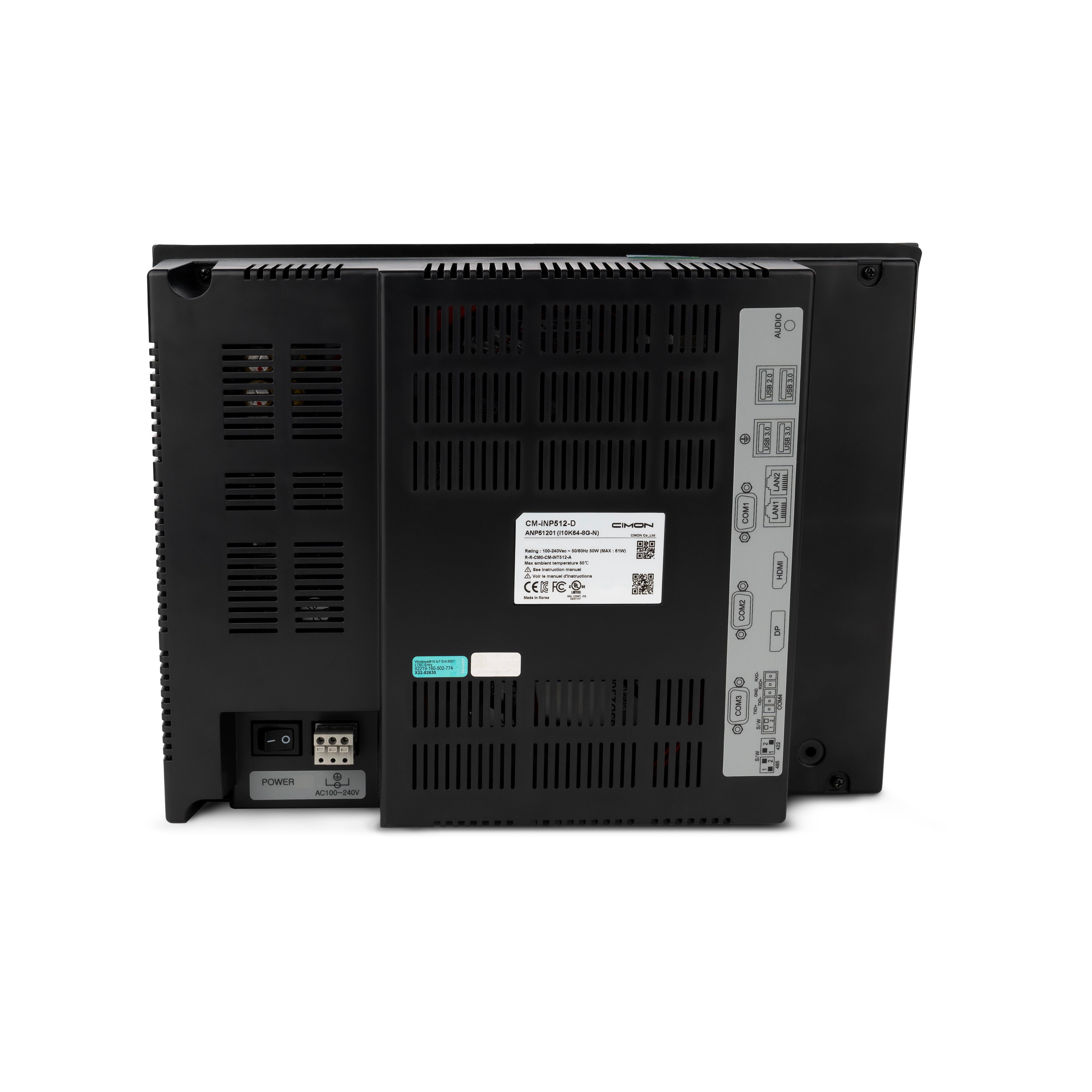 12 Inch Intel Celeron J6412 Fanless Industrial Panel PC