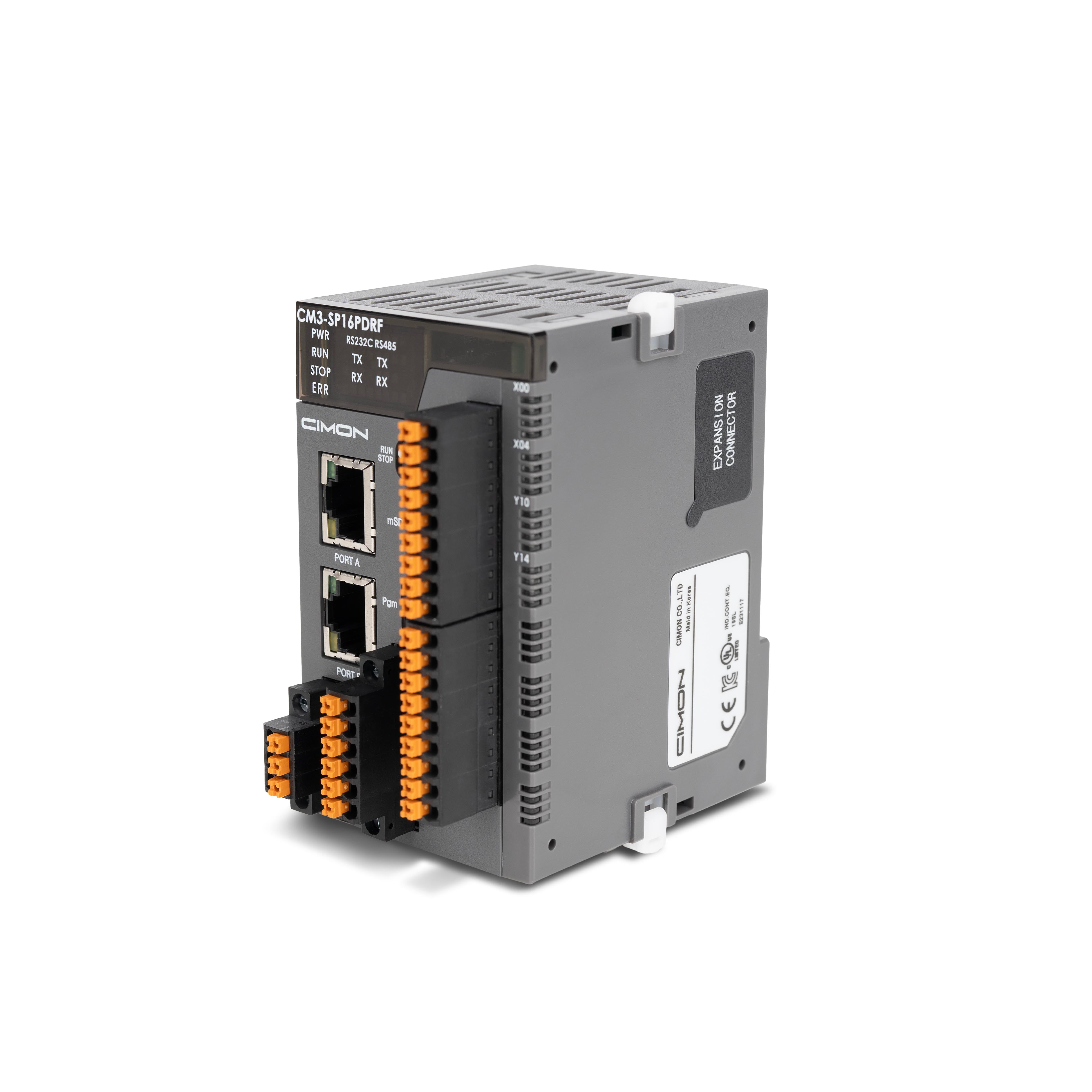 PLC-S Plus CPU Module (16 I/O, Relay Output)