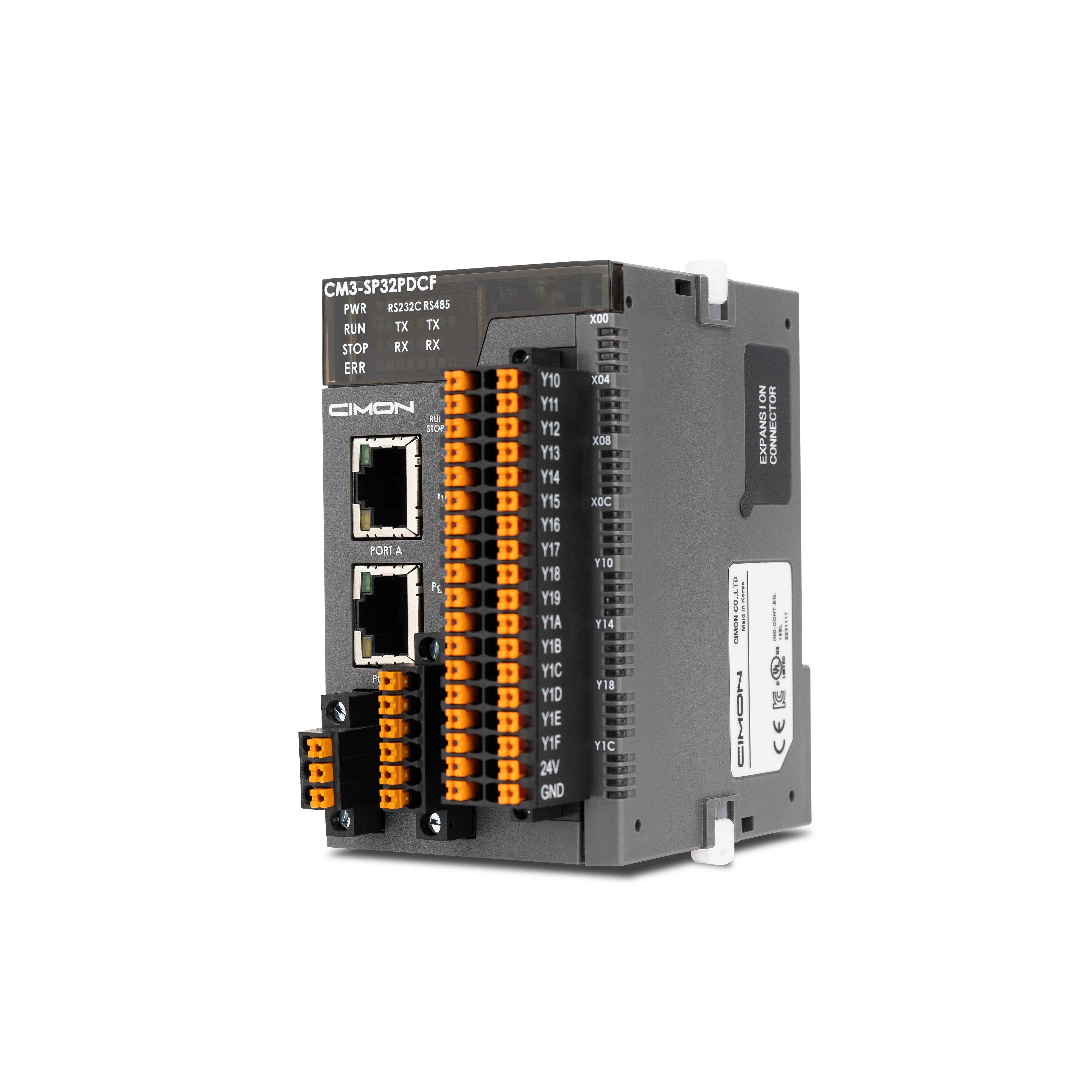 PLC-S Plus CPU Module (32 I/O, Source/Sink Output)