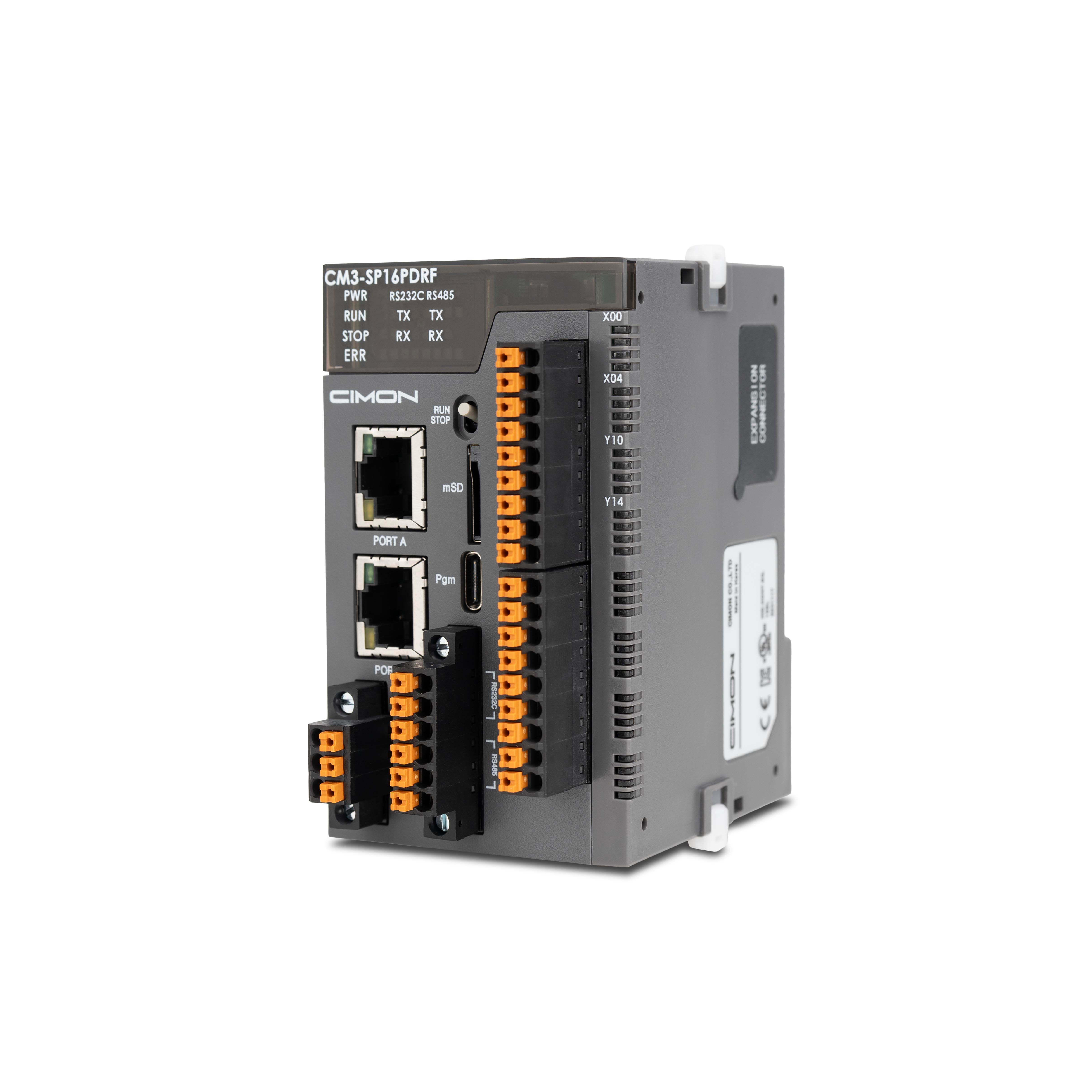 PLC-S Plus CPU Module (16 I/O, Relay Output)