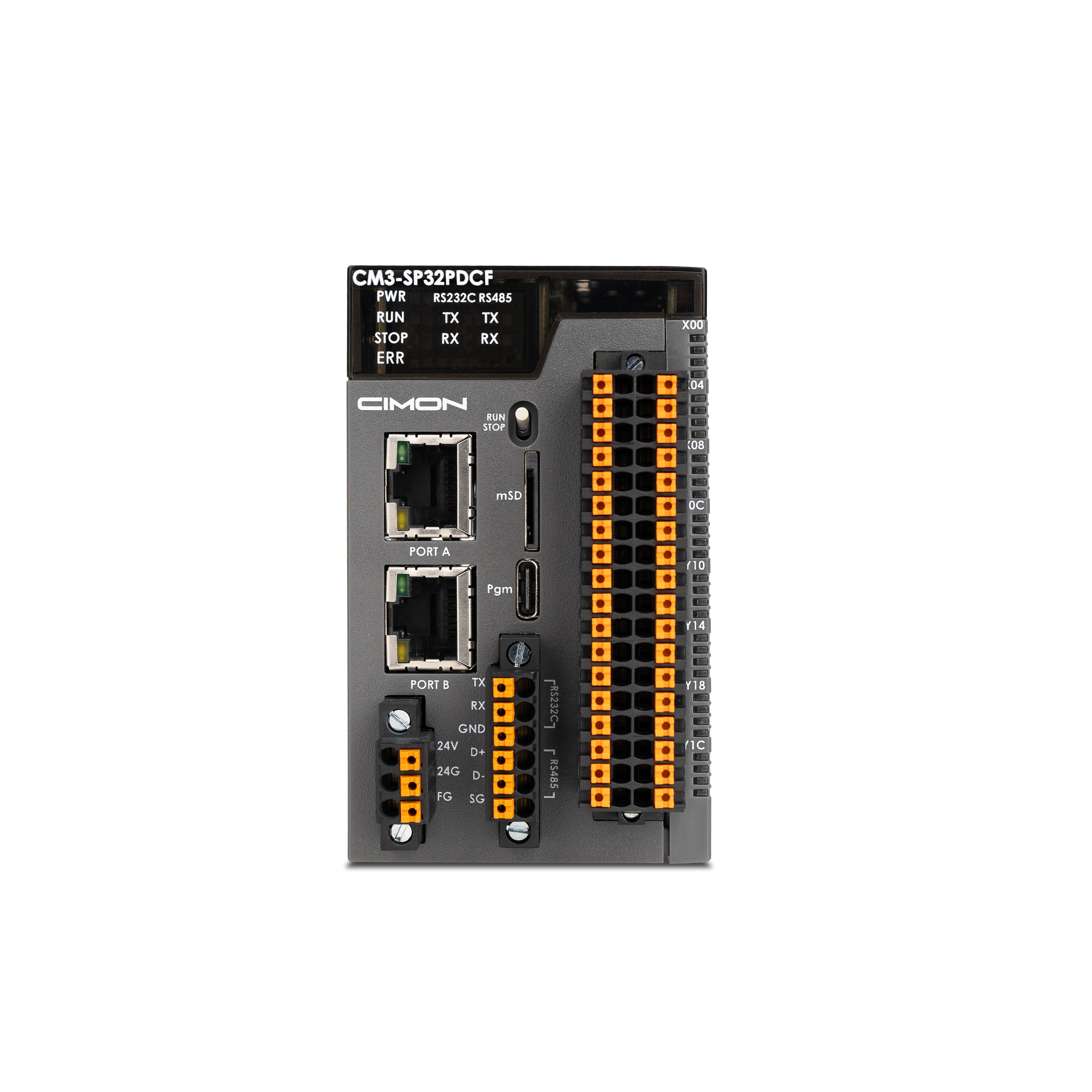 PLC-S Plus CPU Module (32 I/O, Source/Sink Output)