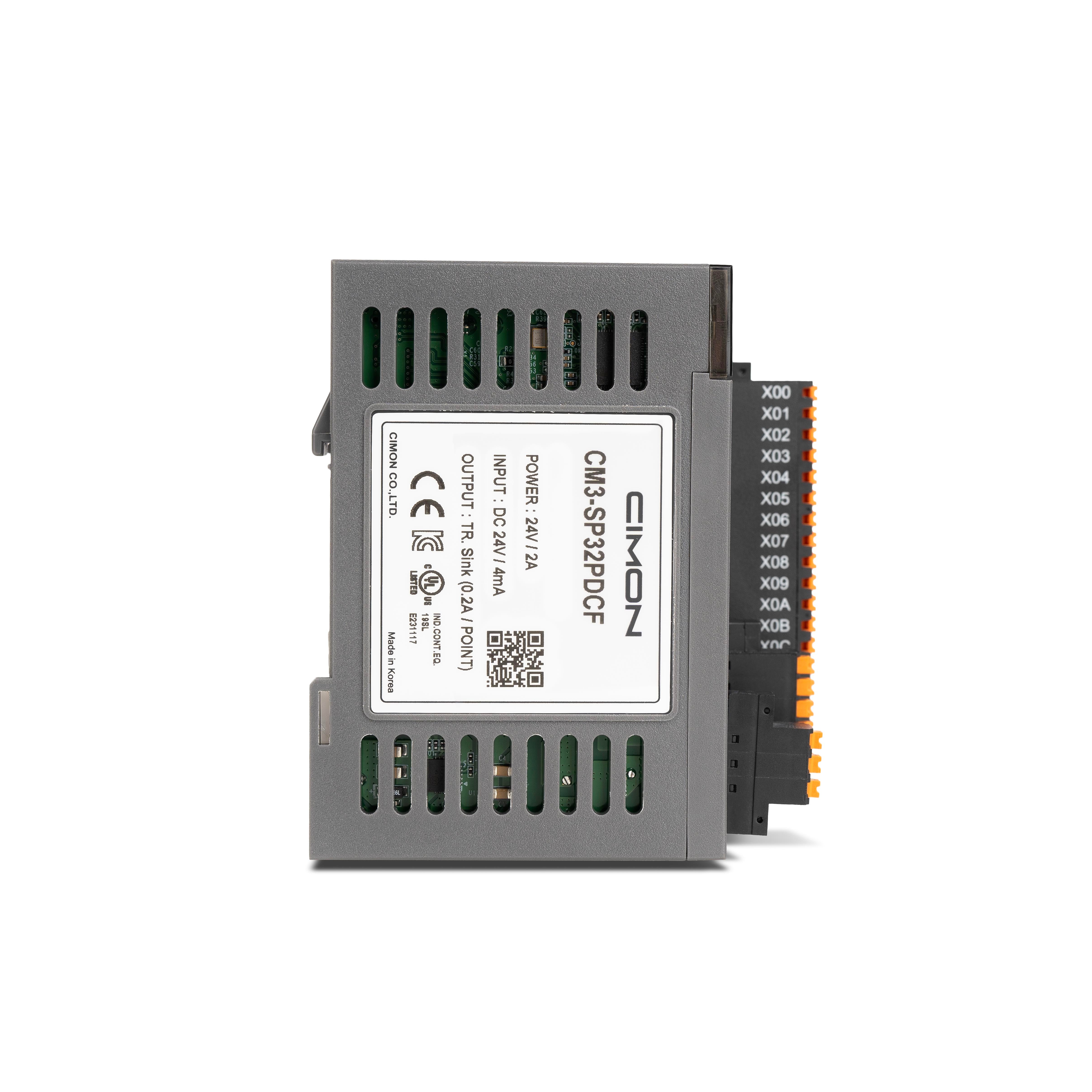 PLC-S Plus CPU Module (32 I/O, Source/Sink Output)