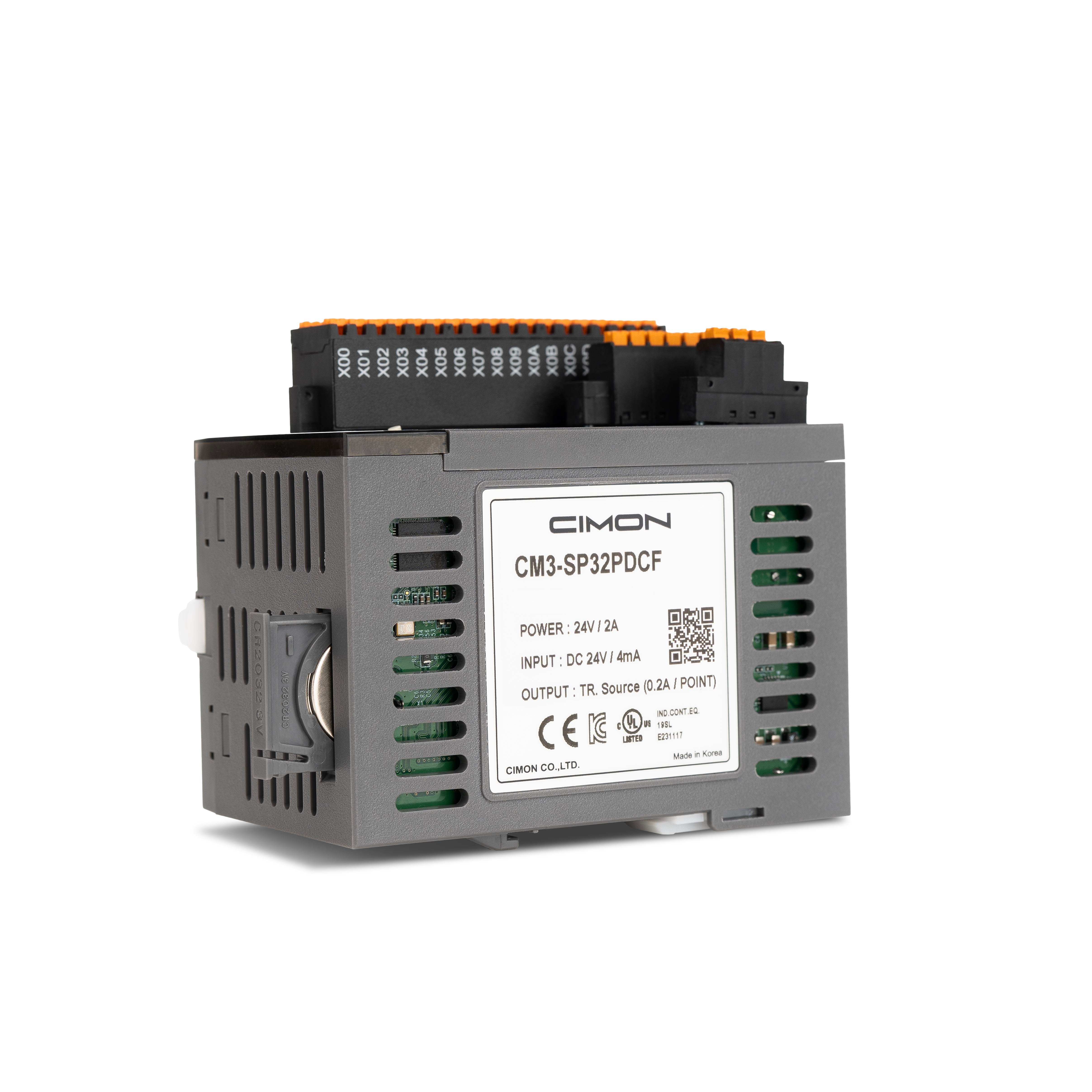 PLC-S Plus CPU Module (32 I/O, Source/Sink Output)