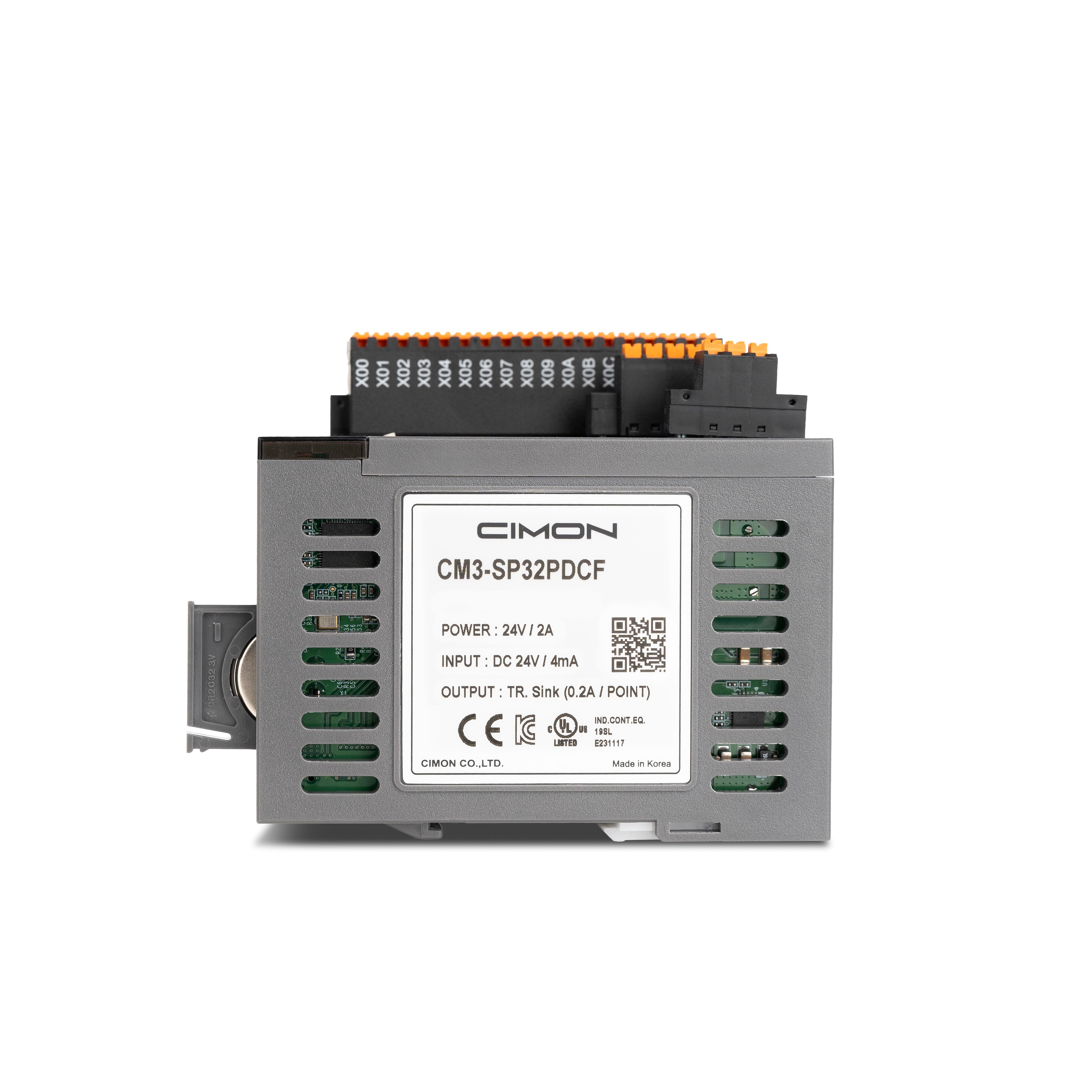 PLC-S Plus CPU Module (32 I/O, Source/Sink Output)