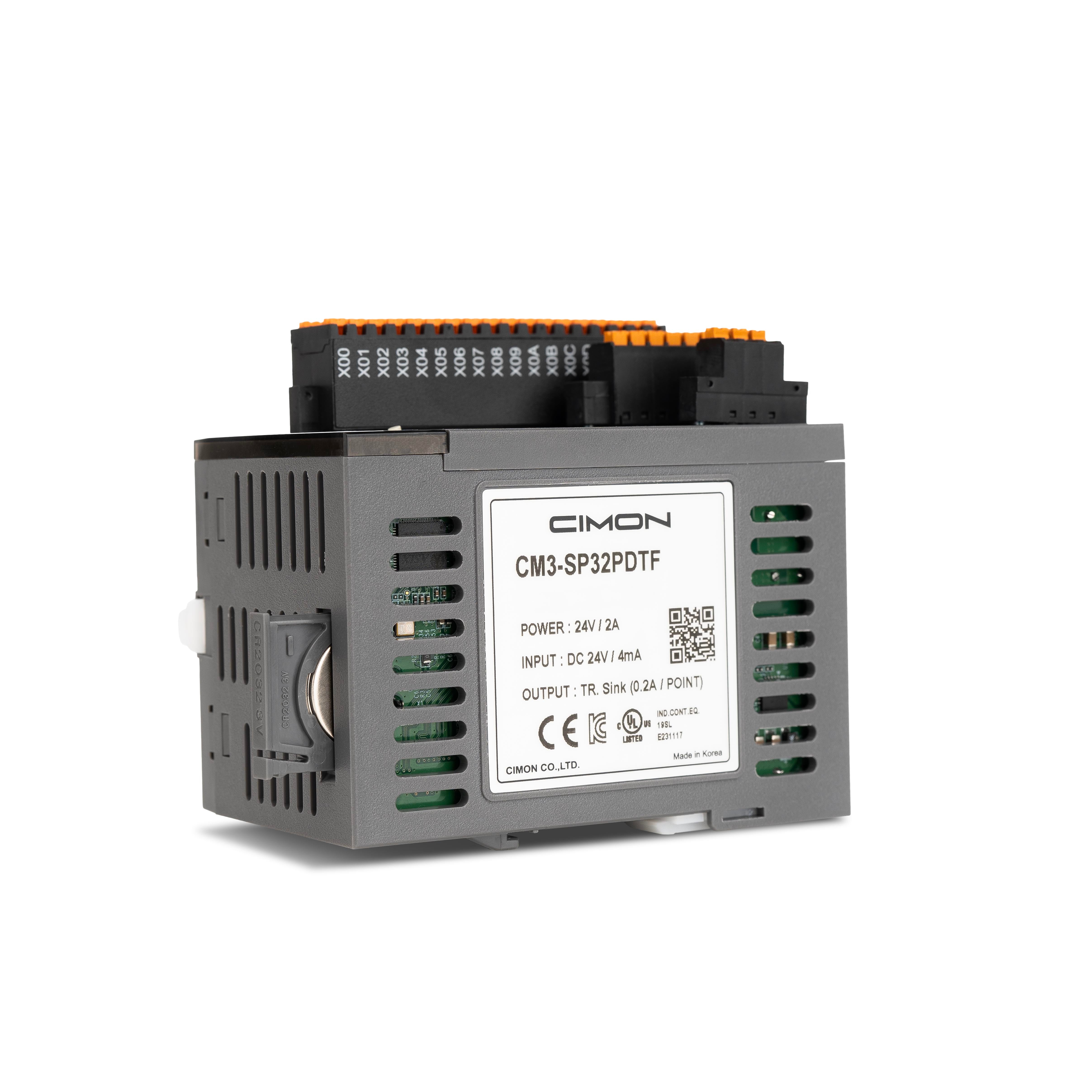 PLC-S Plus CPU Module (32 I/O, Source/Sink Output)